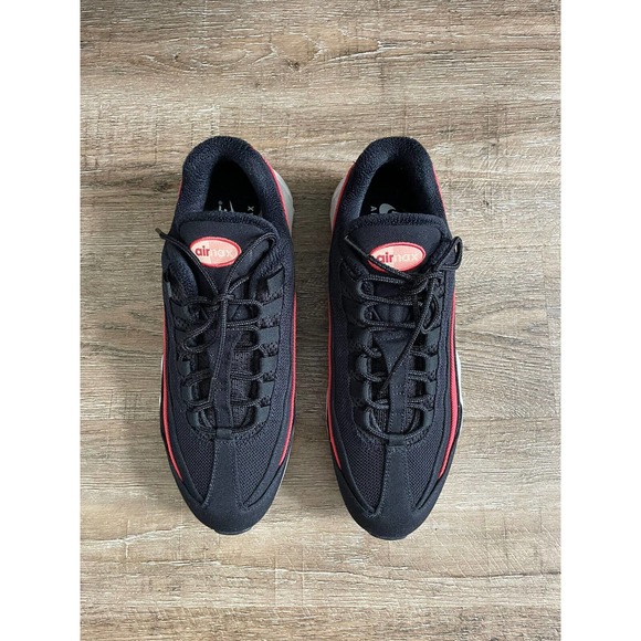 Nike Air Max 95 ID By You Black Clay Red Men’s Sz 11 DO7424-900 - Picture 3 of 7